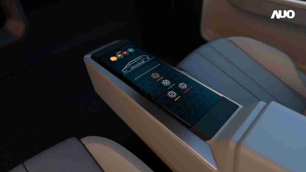 菠菜论坛以人性化设计打造多变形态中控显示(Morphing Center Control)，，，不使用时仅平面显示信息，，，进行操作时，，，，显示器则会动态隆起，，转变成3D实体按钮，，并有触觉回馈，，展示人机互动新体验